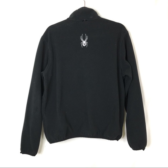 3/$30 Spyder | Men's Black Full Zip Fleece Jacket M - Picture 6 of 6